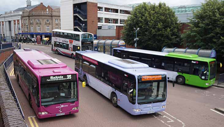 First Worcester Mercedes Citaro 64021, 64036 & 64046